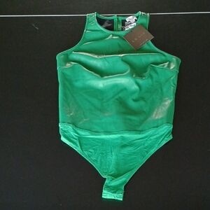Le Lis Emerald Green Bodysuit